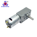 Low noise dc12v 200rpm worm geared motor